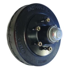 AL-KO 2t Land Cruiser Electric Brake Drum Incl Greased Bearing Kit