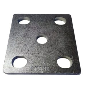 Fishplate 10mm - Suits: 39-50mm axles and 45mm Springs