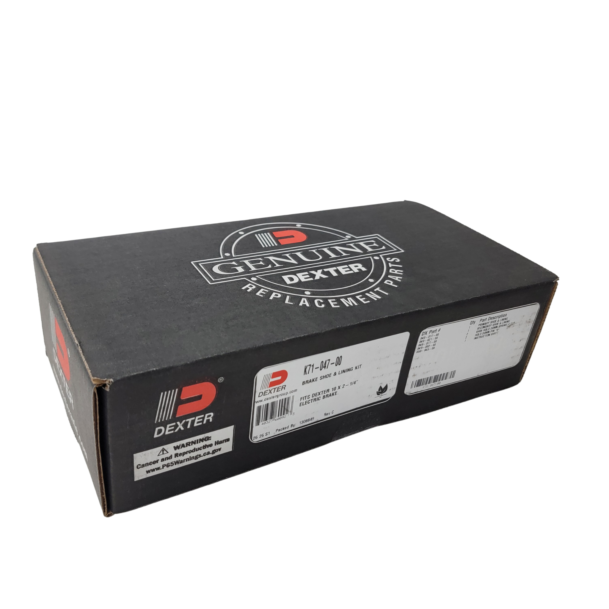Brake Shoes - 10" - Genuine Dexter Electric
